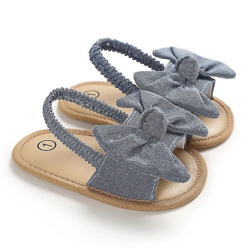 018M VERANO RECIéN NACIDO BEBé NIñAS NIñOS SANDALIAS ZAPATOS MARIPOSA PLANA CON TACóN ZAPATOS DE CORCHO SUAVE 4 COLORES