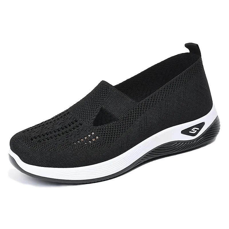 2024 Verano Nuevo Cómodo Casual Zapatos De Mujer Moda Suela Suave Transpirable Zapatos Planos Huecos Para Mujer Zapatos De Mujer