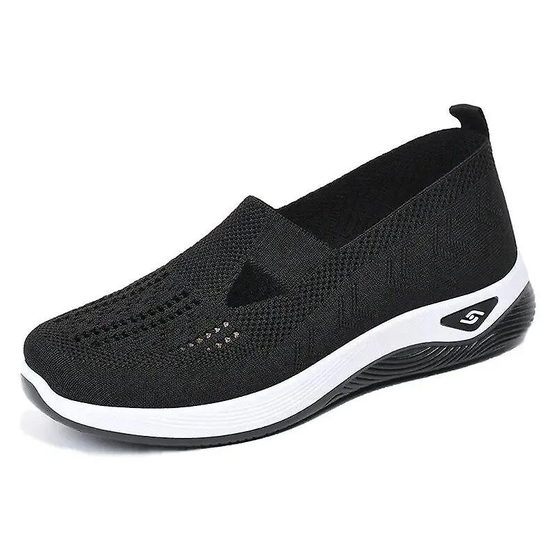 2024 Verano Nuevo Cómodo Casual Zapatos De Mujer Moda Suela Suave Transpirable Zapatos Planos Huecos Para Mujer Zapatos De Mujer