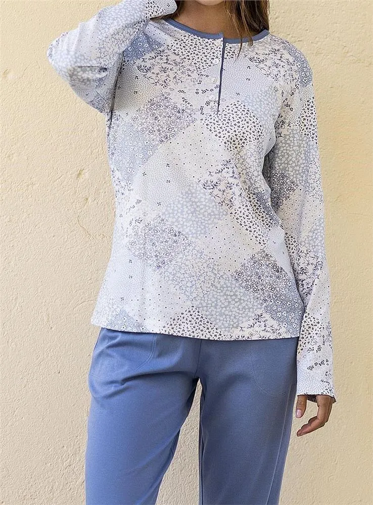 3405 PIJAMA ESTAMPADO ALGODON