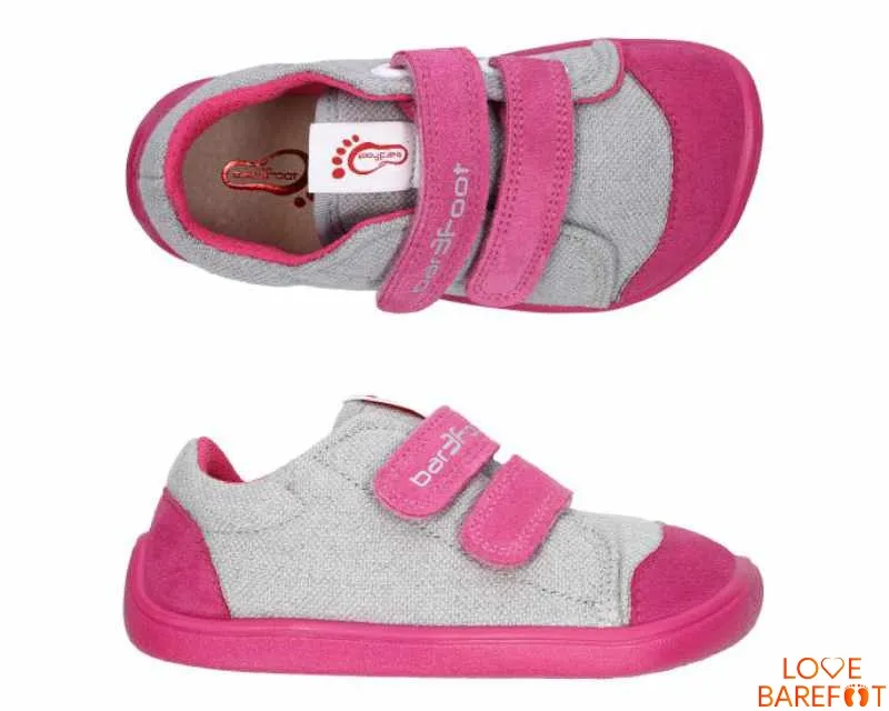 3F BAR3FOOT ZAPATILLAS RESPETUOSAS GRISFUCSIA