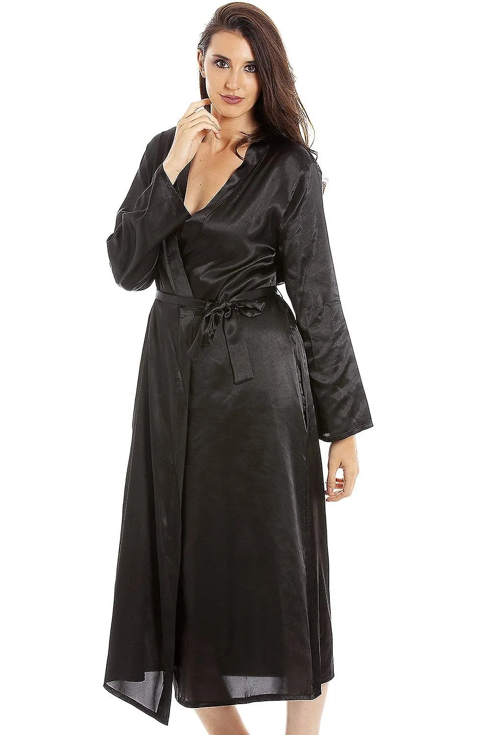 Abrigos de satén Camille CA21720 para mujer