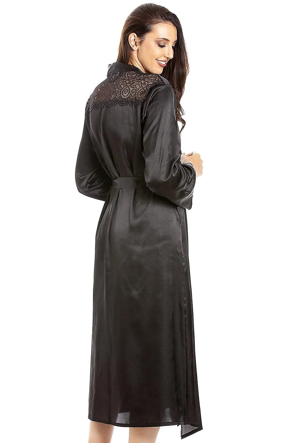 Abrigos de satén Camille CA21720 para mujer
