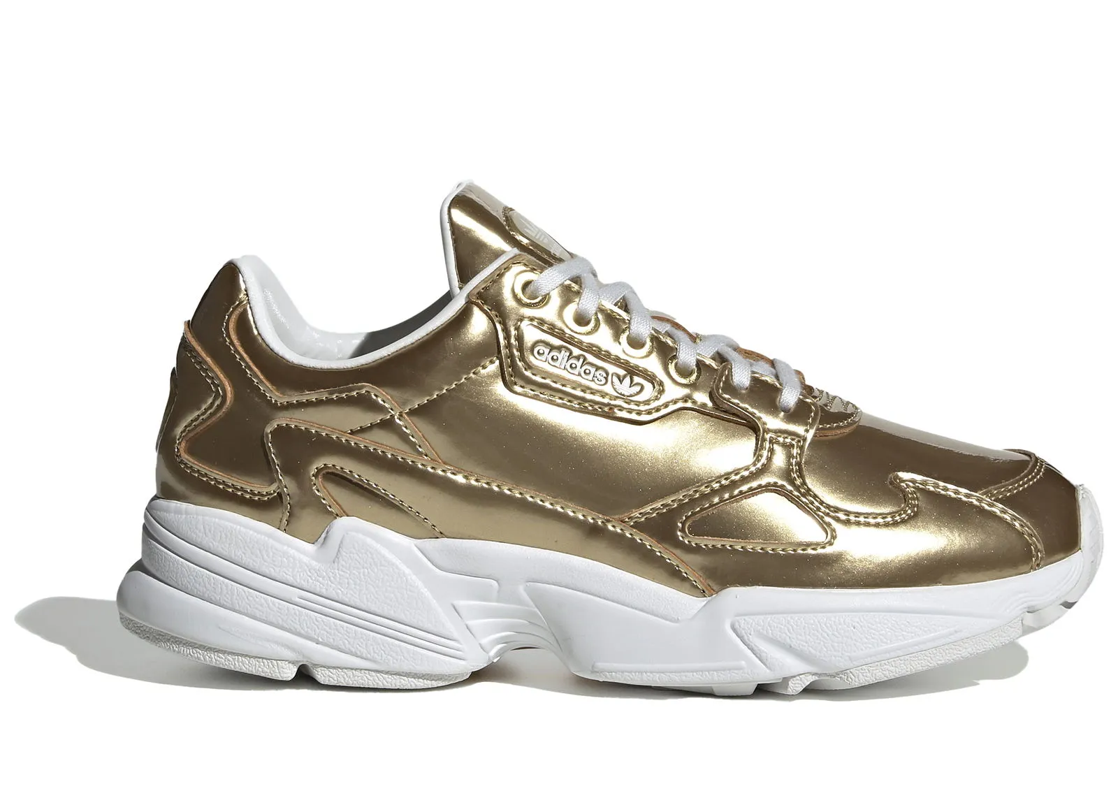 adidas Originals Falcon Gold Metallic Crystal White W