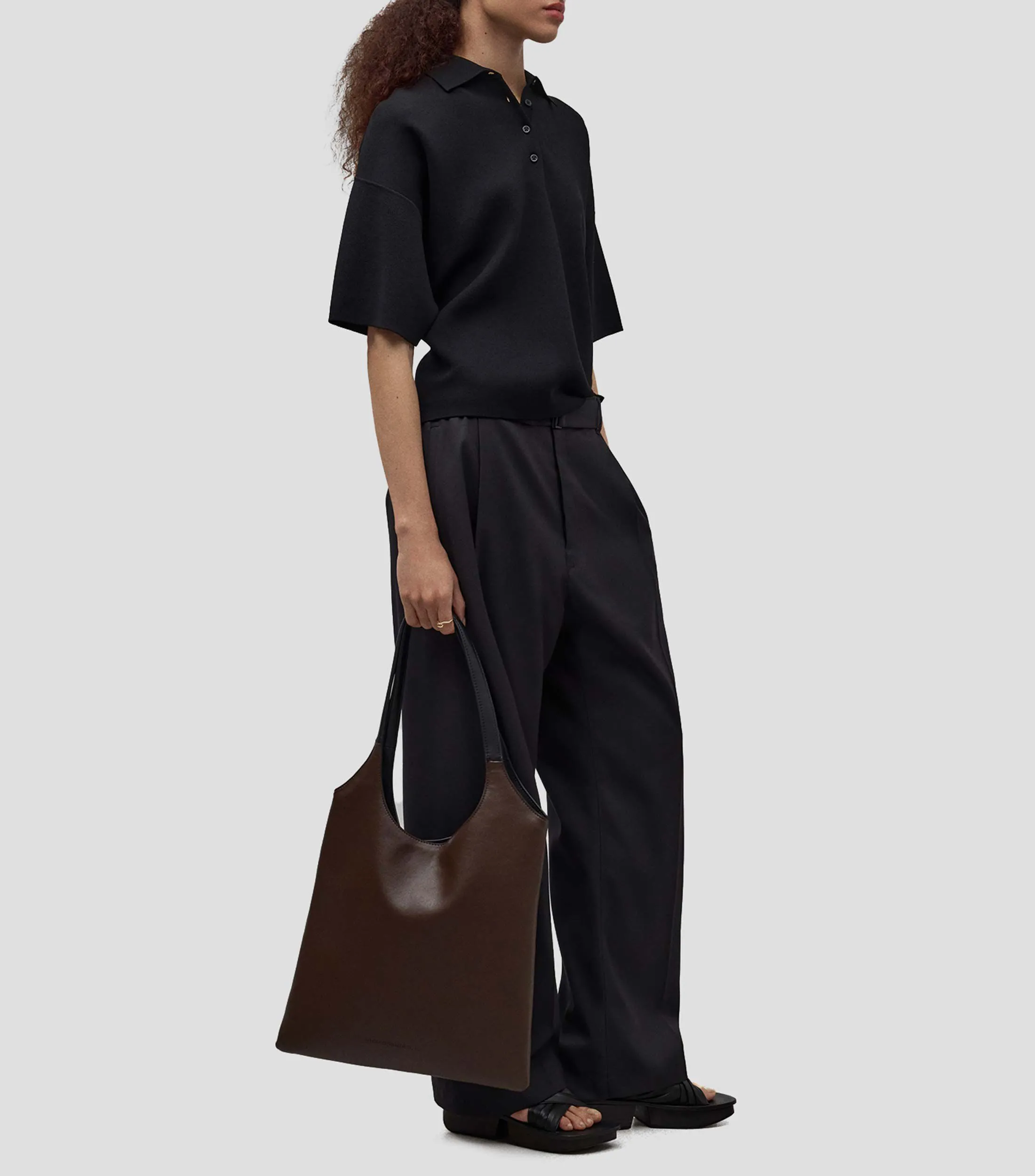Adolfo Dominguez Bolso Tote con Logotipo Mujer