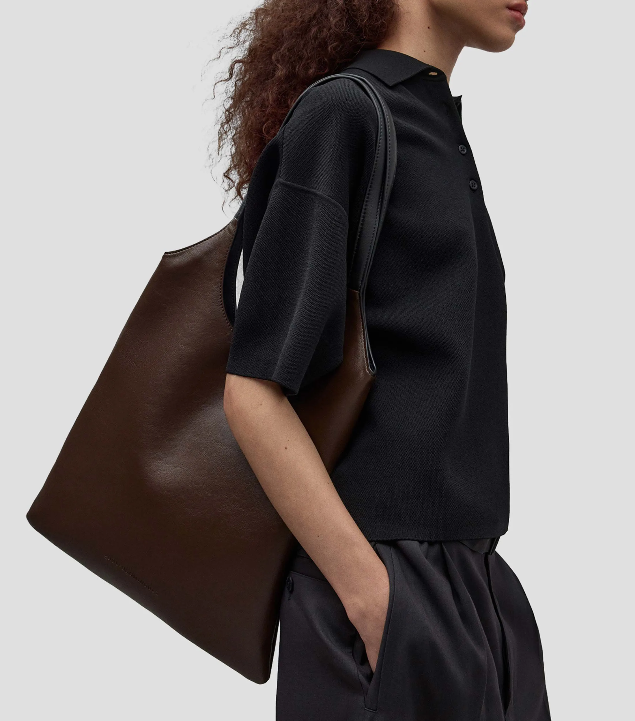 Adolfo Dominguez Bolso Tote con Logotipo Mujer