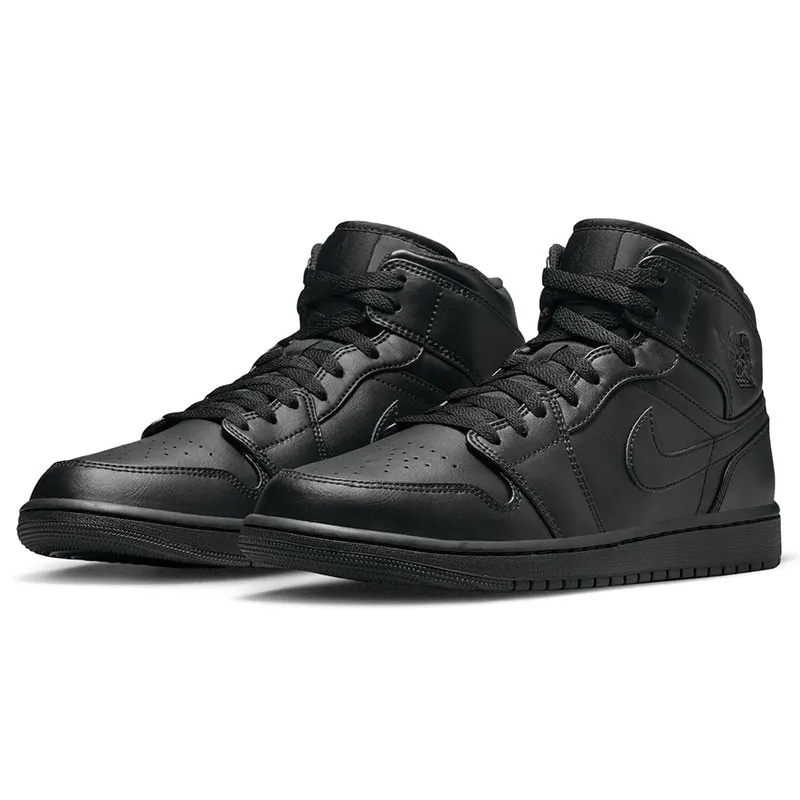 AIR JORDAN 1 MID BLACK