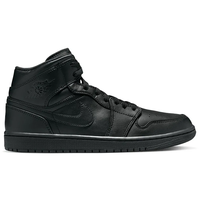 AIR JORDAN 1 MID BLACK