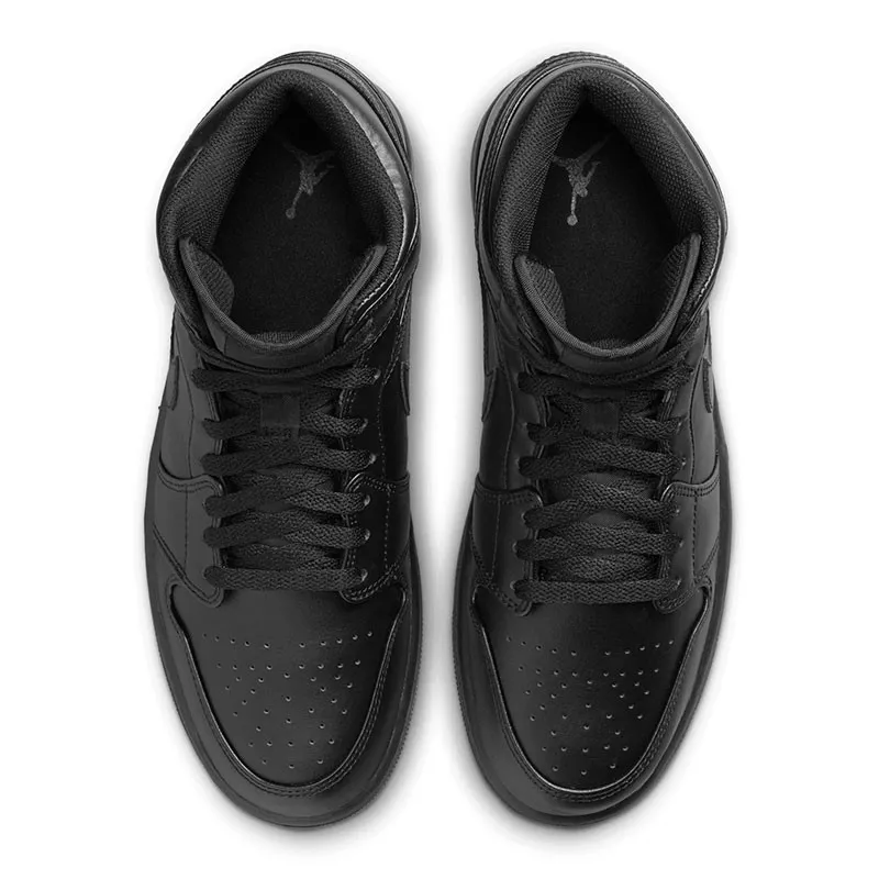 AIR JORDAN 1 MID BLACK