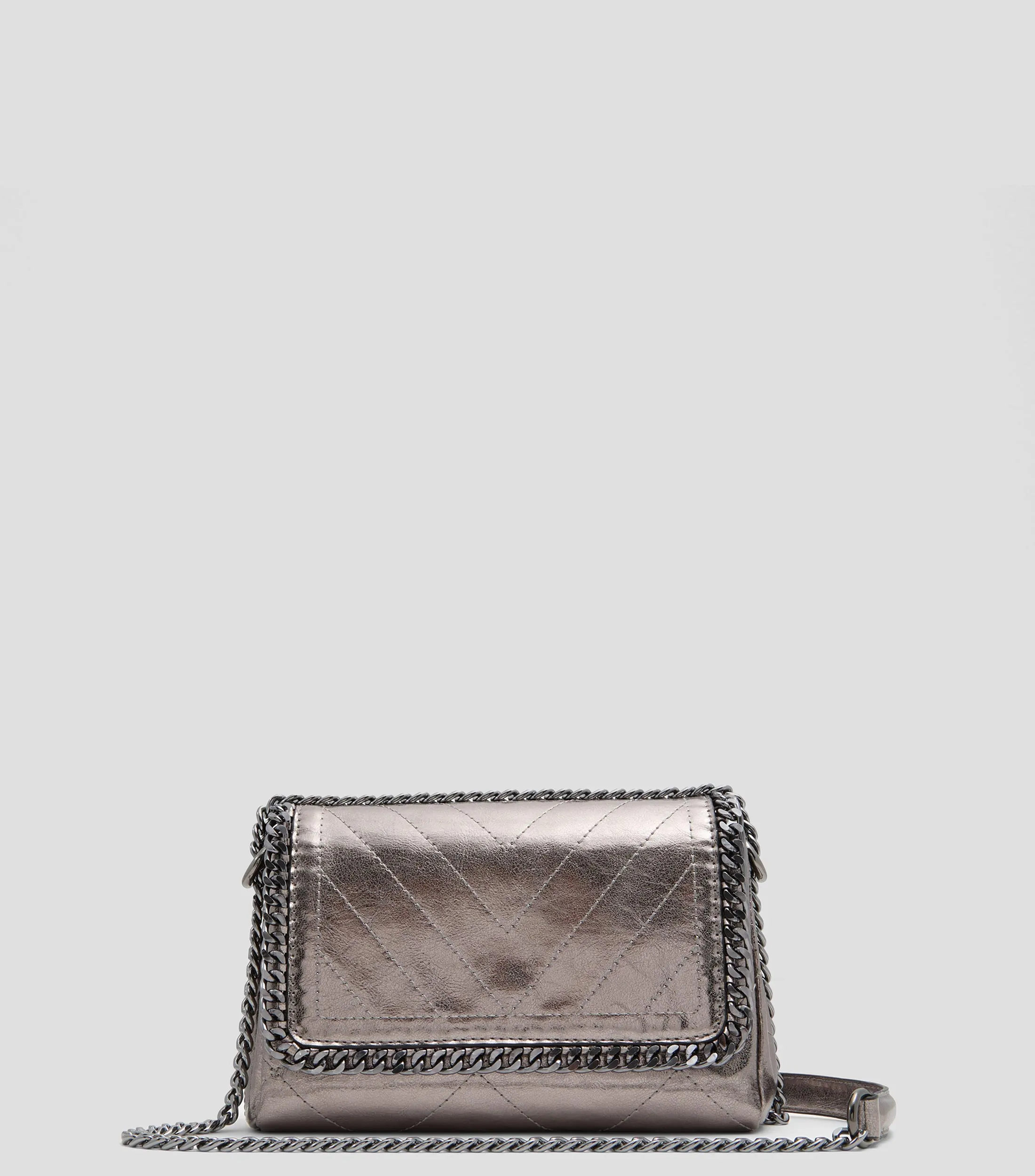 Aldo Bolso Crossbody metálico Mujer