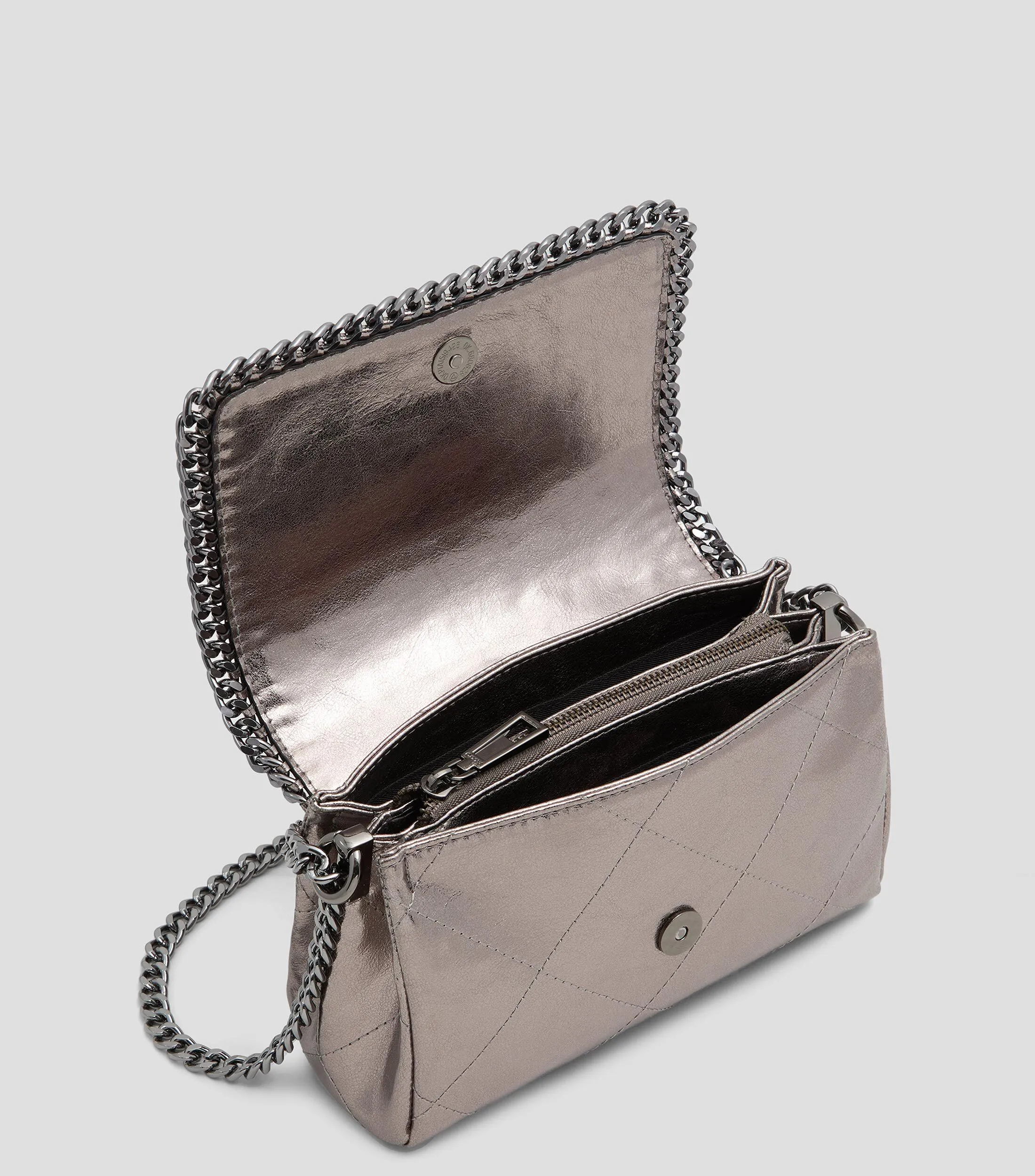 Aldo Bolso Crossbody metálico Mujer