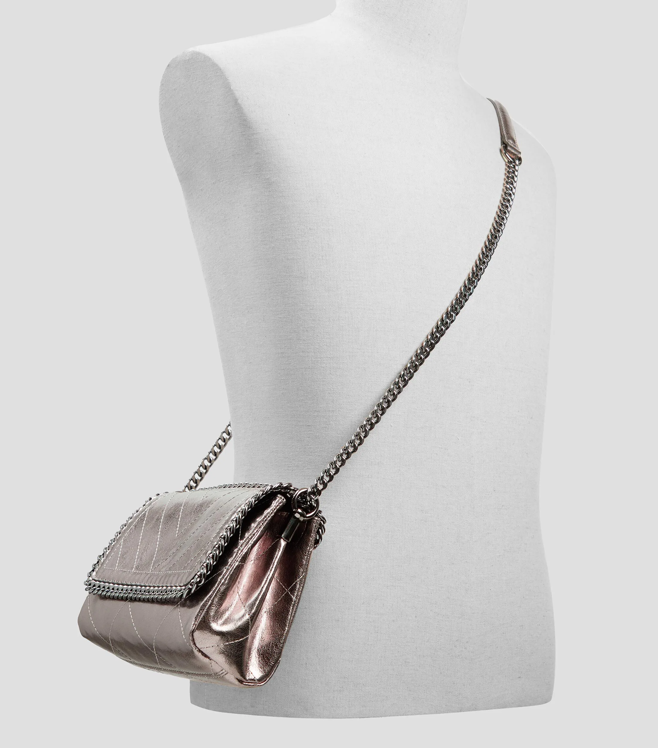 Aldo Bolso Crossbody metálico Mujer