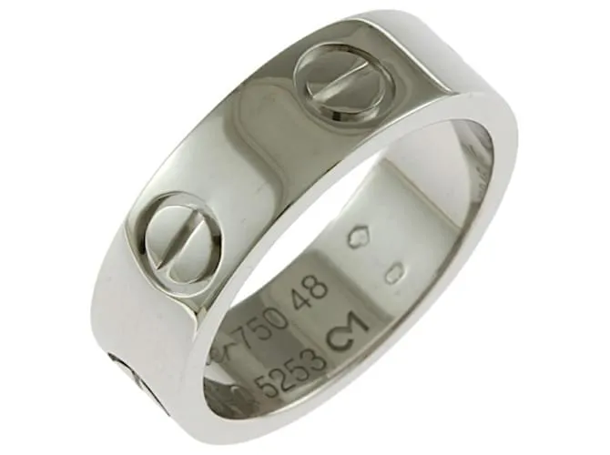 Anillo Cartier Love Plata 