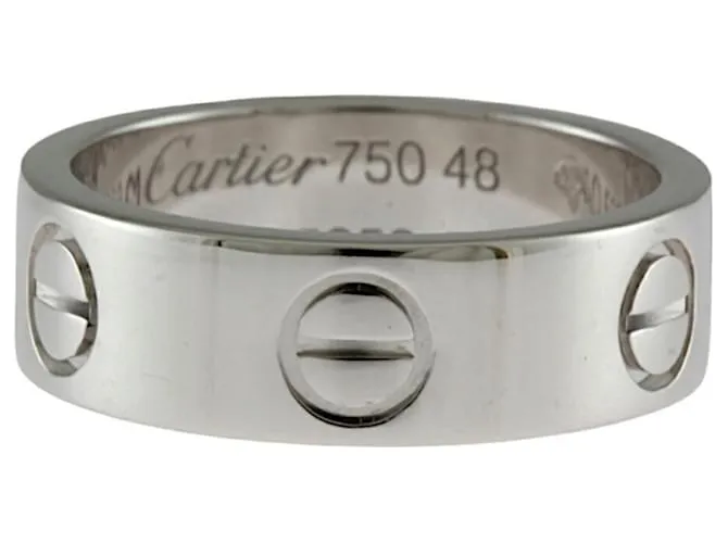 Anillo Cartier Love Plata 