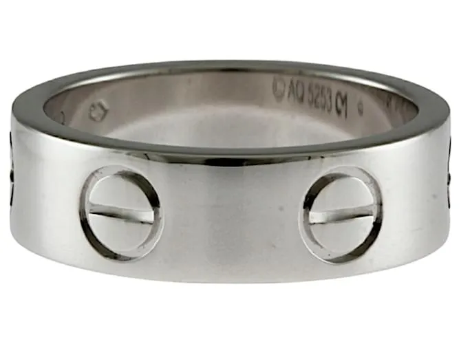 Anillo Cartier Love Plata 