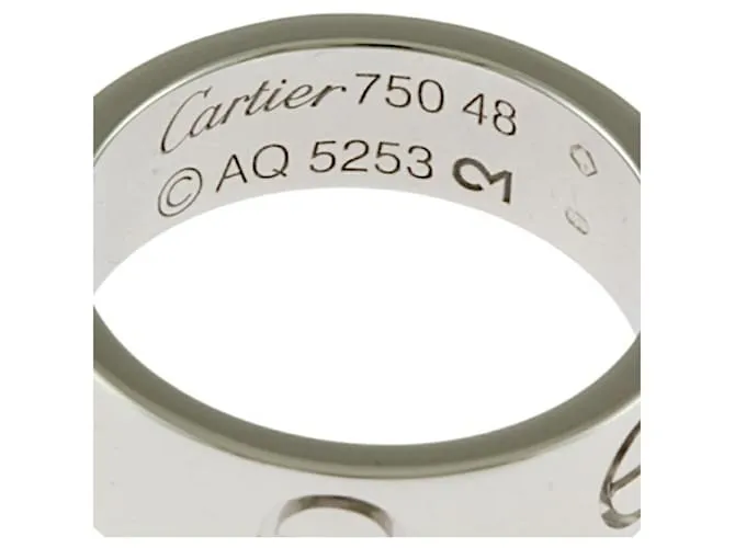 Anillo Cartier Love Plata 