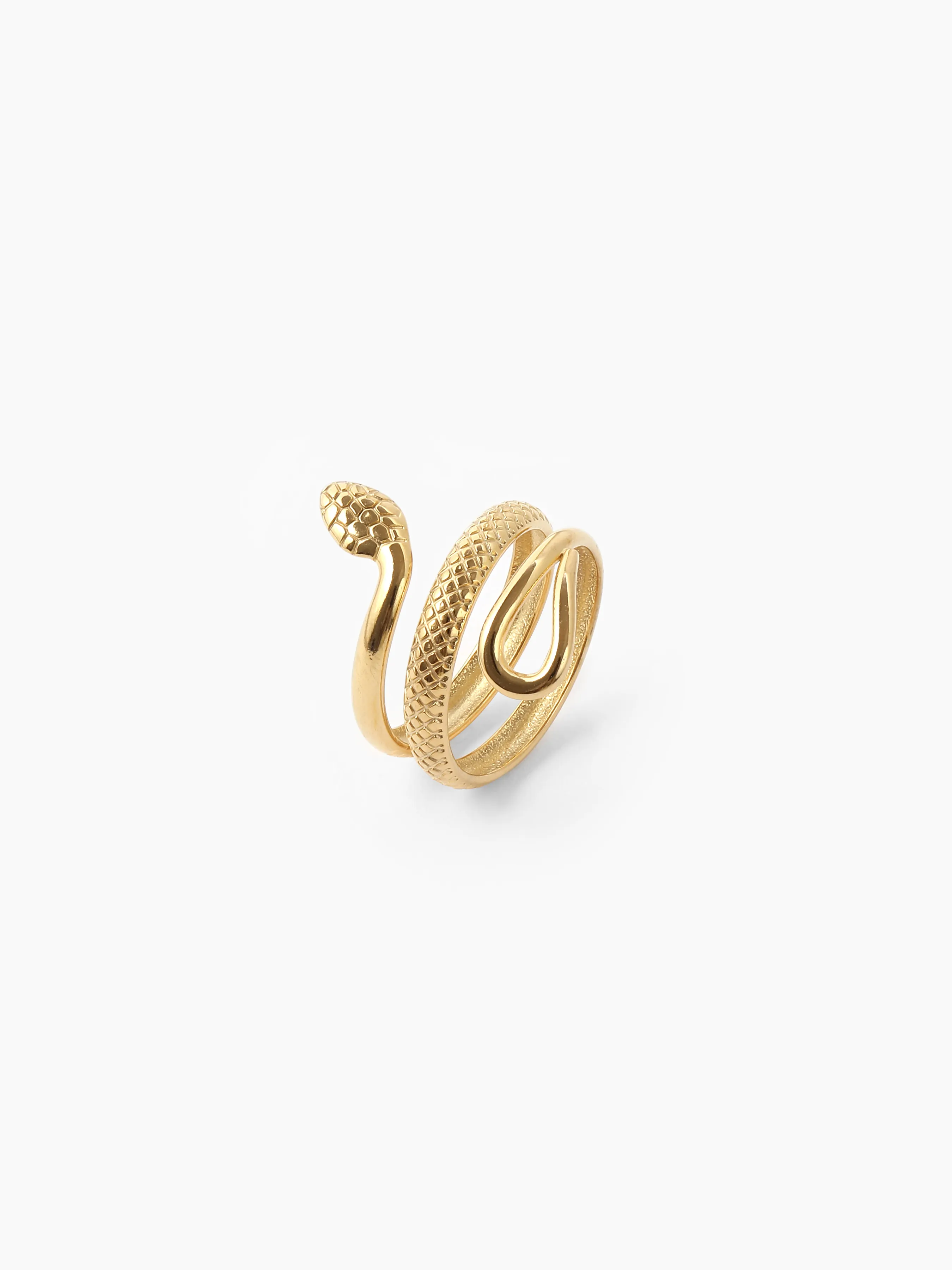 Anillo con diseño de serpiente