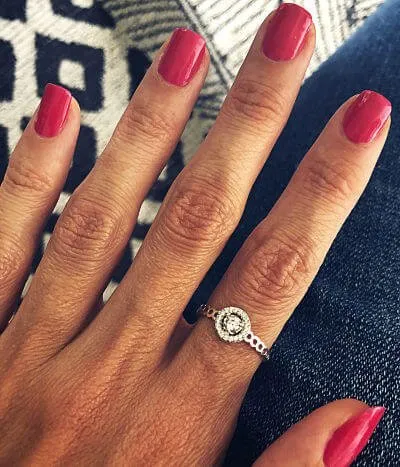 Anillo Solitario Glam