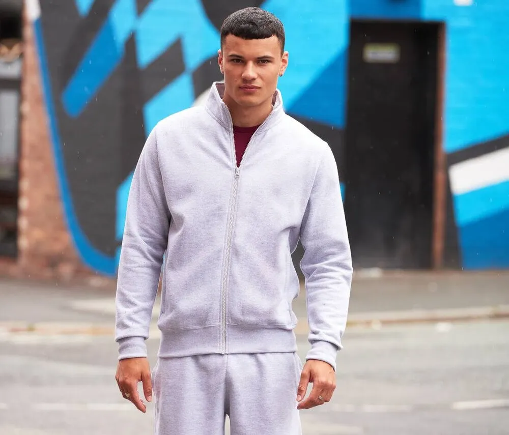 AWDIS JH147  FULL ZIP SWEAT  CHARCOAL