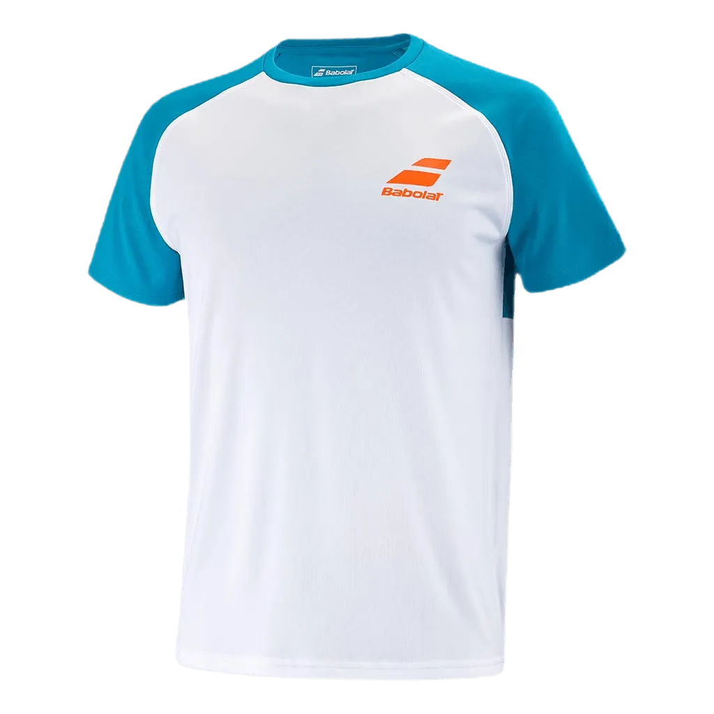 Babolat Play Crew Neck Blue/White