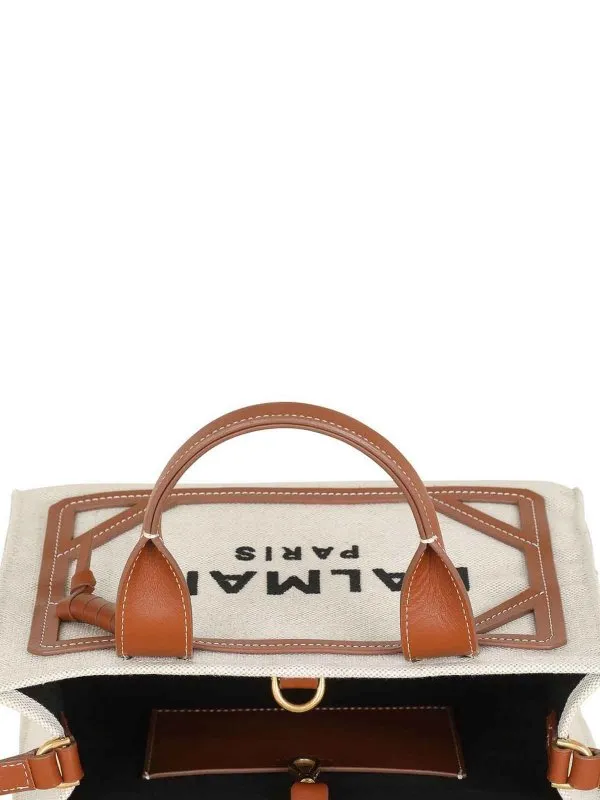 BALMAIN BOLSO SHOPPING  MARRóN