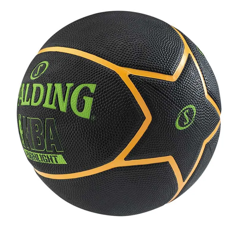 Balón Spalding NBA Highlight Neon Green Talla 7