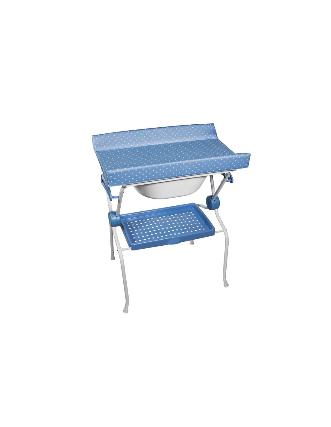 Bañera Sobrebidé Ada Topos Azul