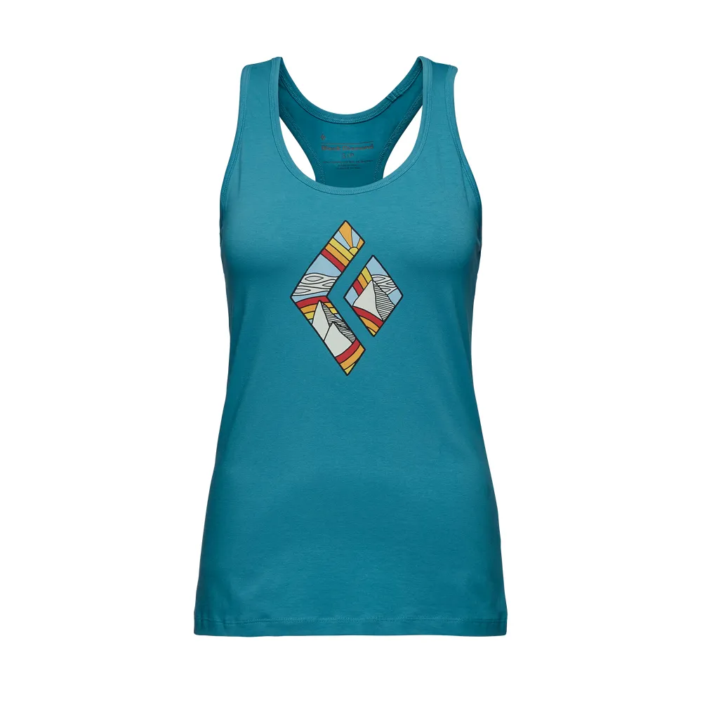 BD RAINBOW DIAMOND TANK  WOMEN'S CERULEAN BLUE