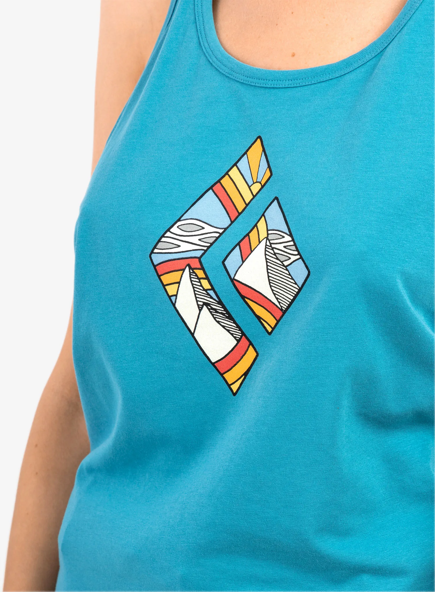 BD RAINBOW DIAMOND TANK  WOMEN'S CERULEAN BLUE
