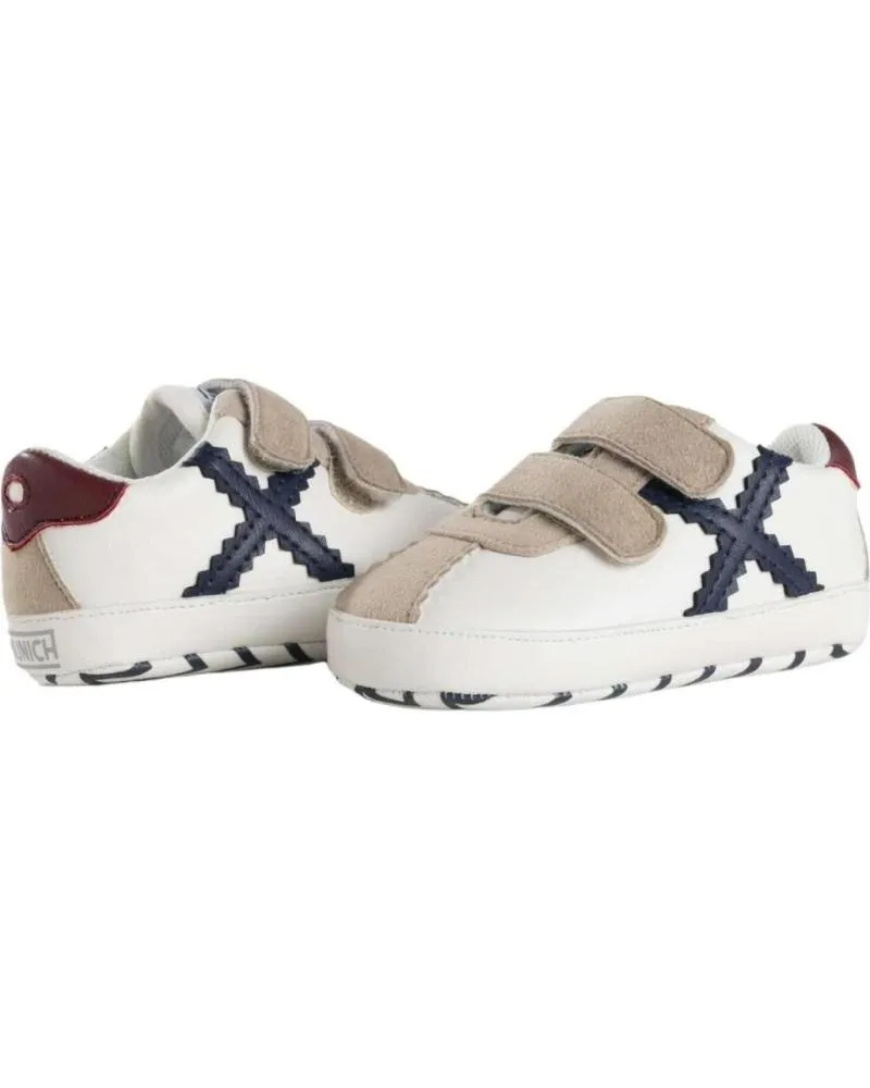 BEBé DE NIñA Y NIñO MUNICH ZAPATILLAS BARRU ZERO 378245037 BLANCO