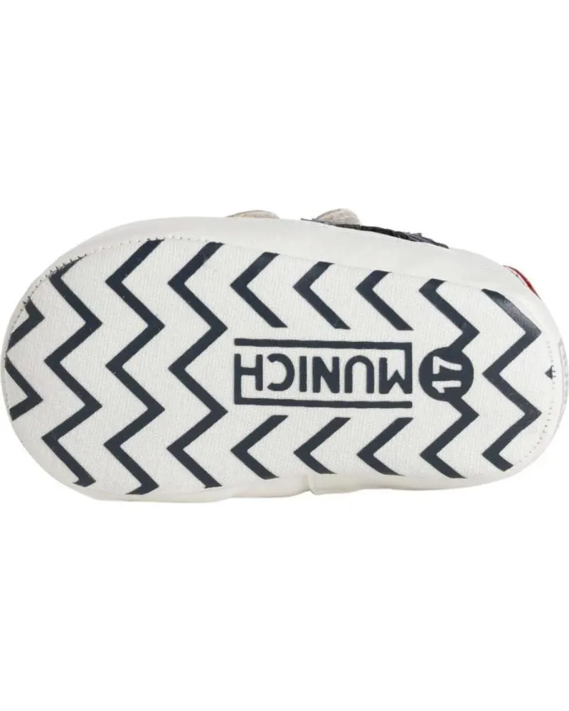 BEBé DE NIñA Y NIñO MUNICH ZAPATILLAS BARRU ZERO 378245037 BLANCO