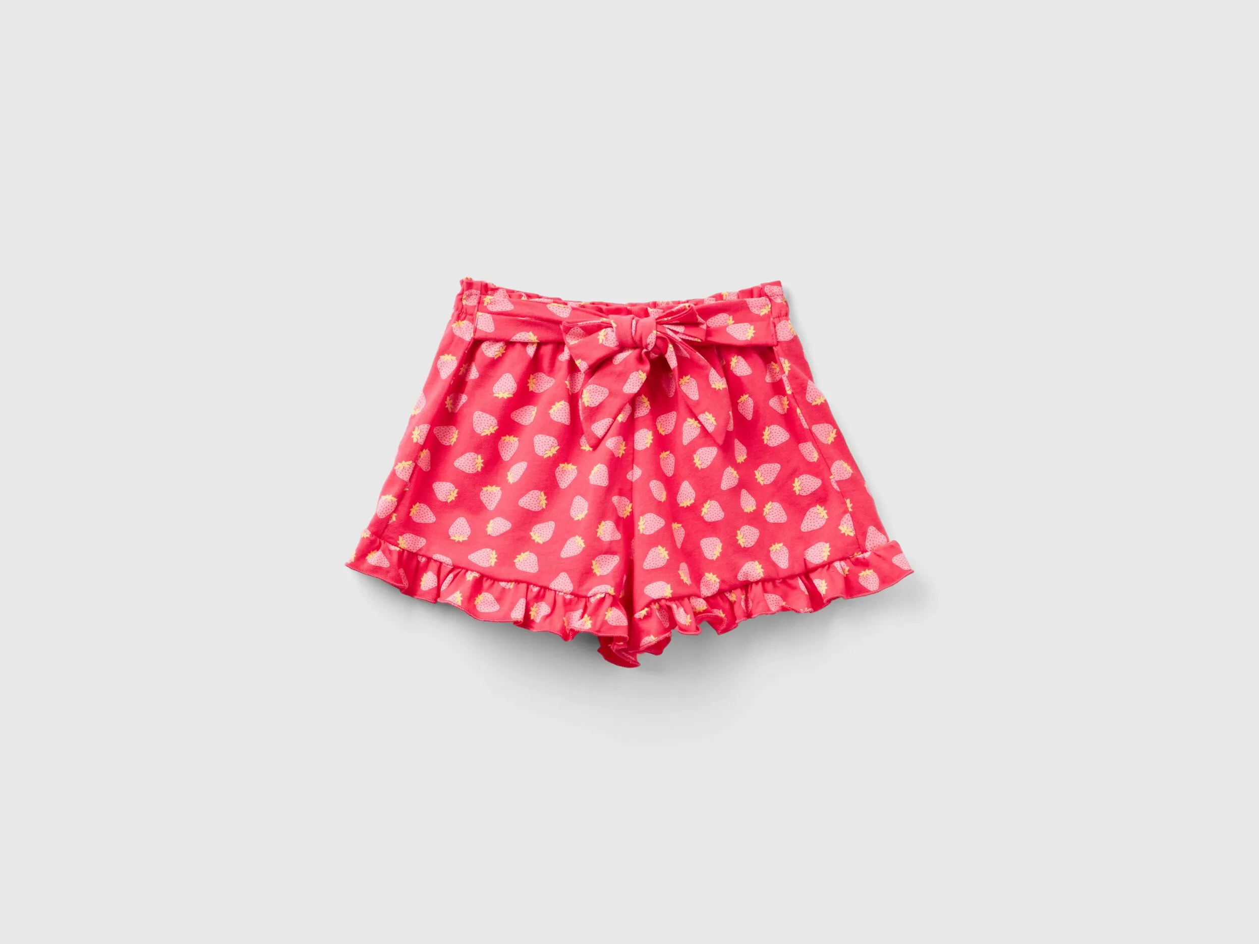 Bermudas con estampado de fruta