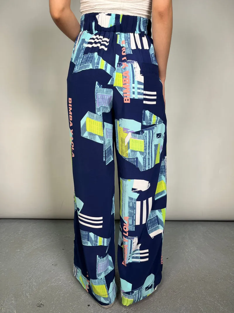 BIMBA Y LOLA Pantalón Palazzo Viscosa
