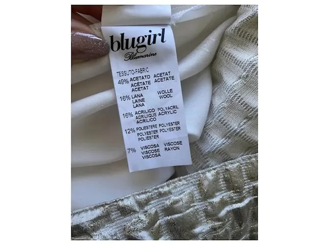 Blumarine Vestidos Plata 
