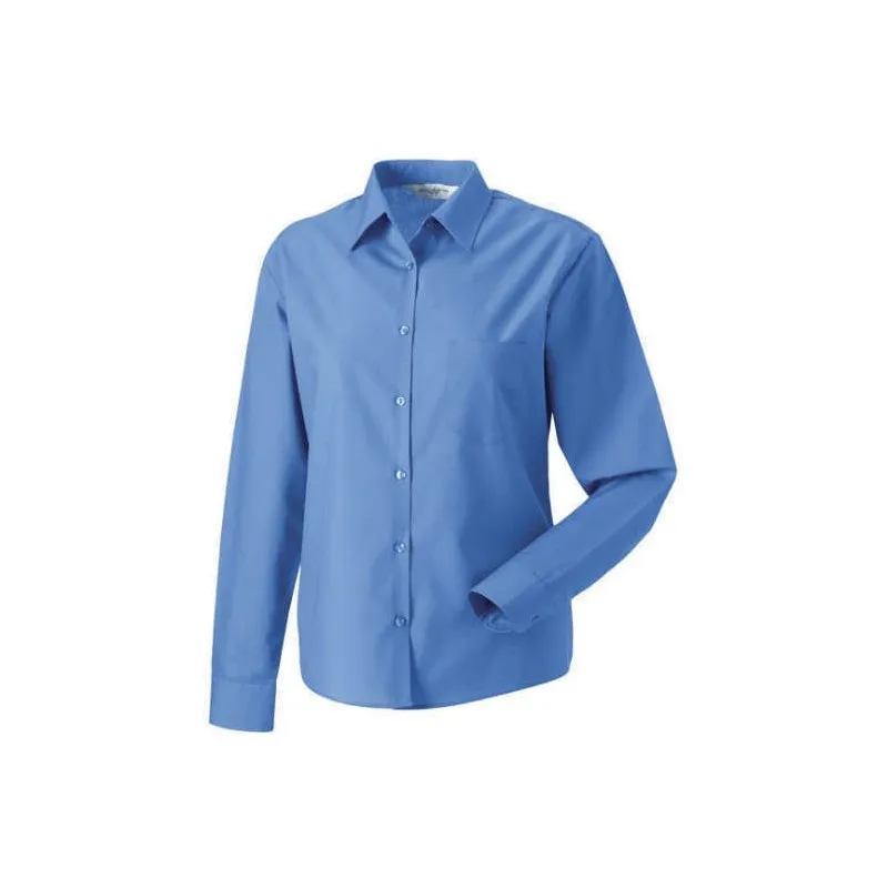 Blusa Manga Larga Mujer Popelina de Russell