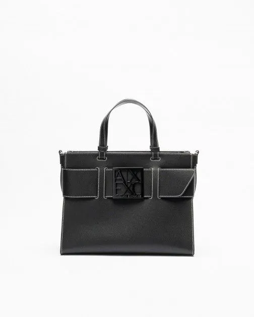 Bolso de mano Armani Exchange 942689 0A874 Negro