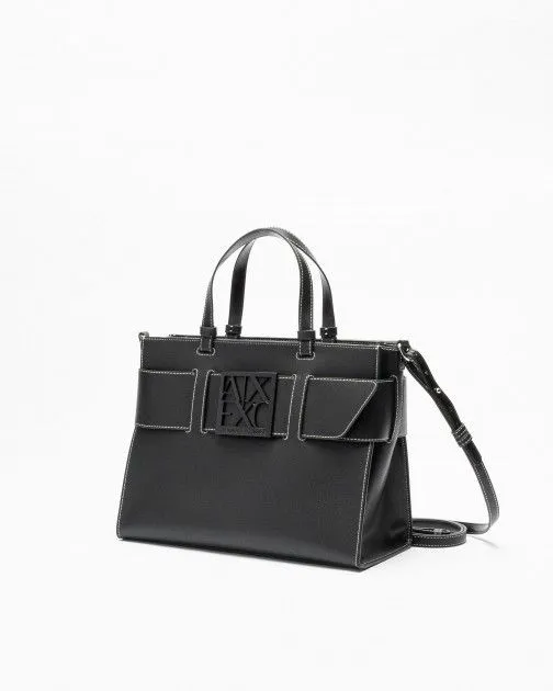 Bolso de mano Armani Exchange 942689 0A874 Negro
