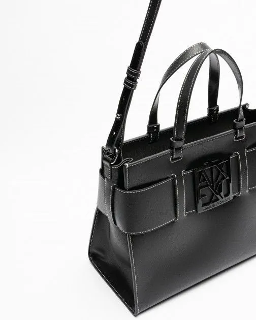 Bolso de mano Armani Exchange 942689 0A874 Negro