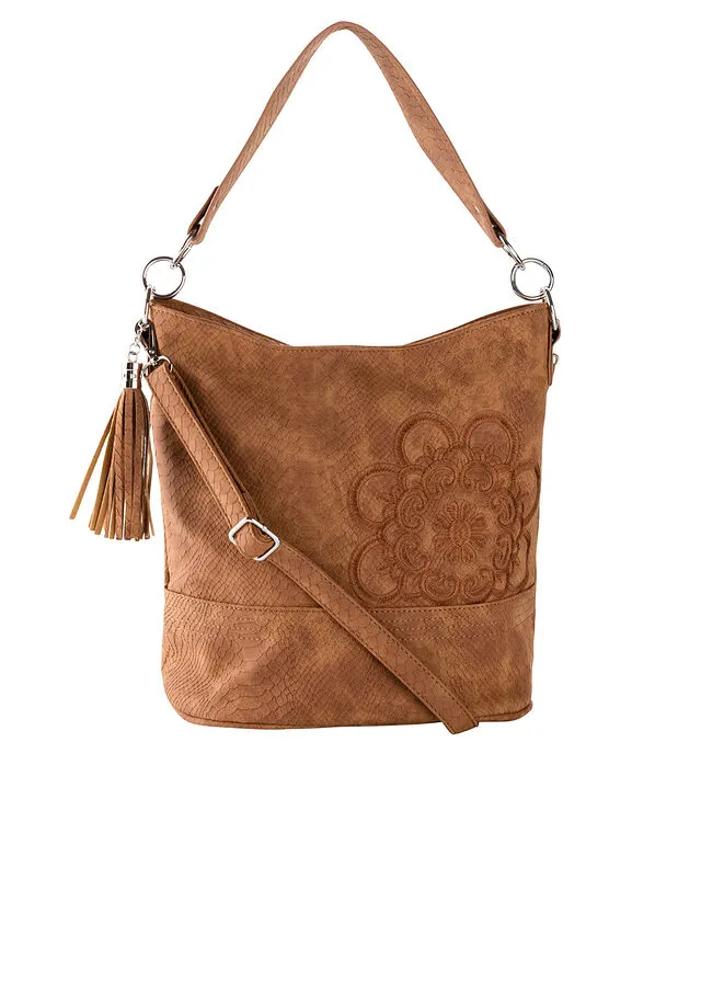Bolso de mano Coñac