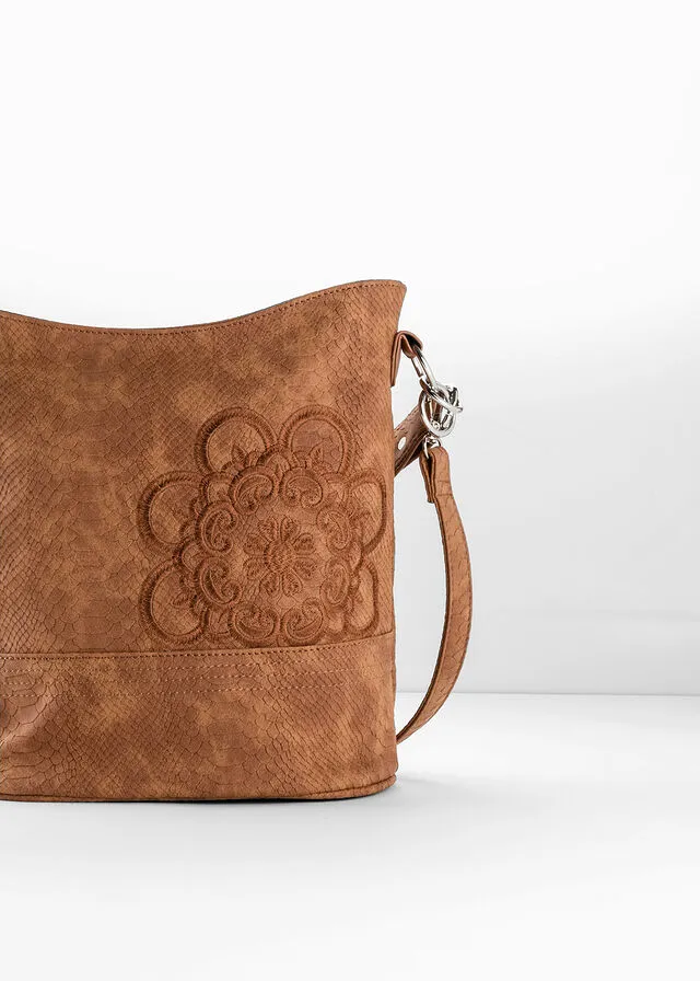 Bolso de mano Coñac