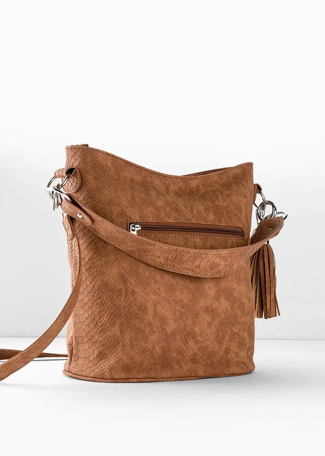 Bolso de mano Coñac
