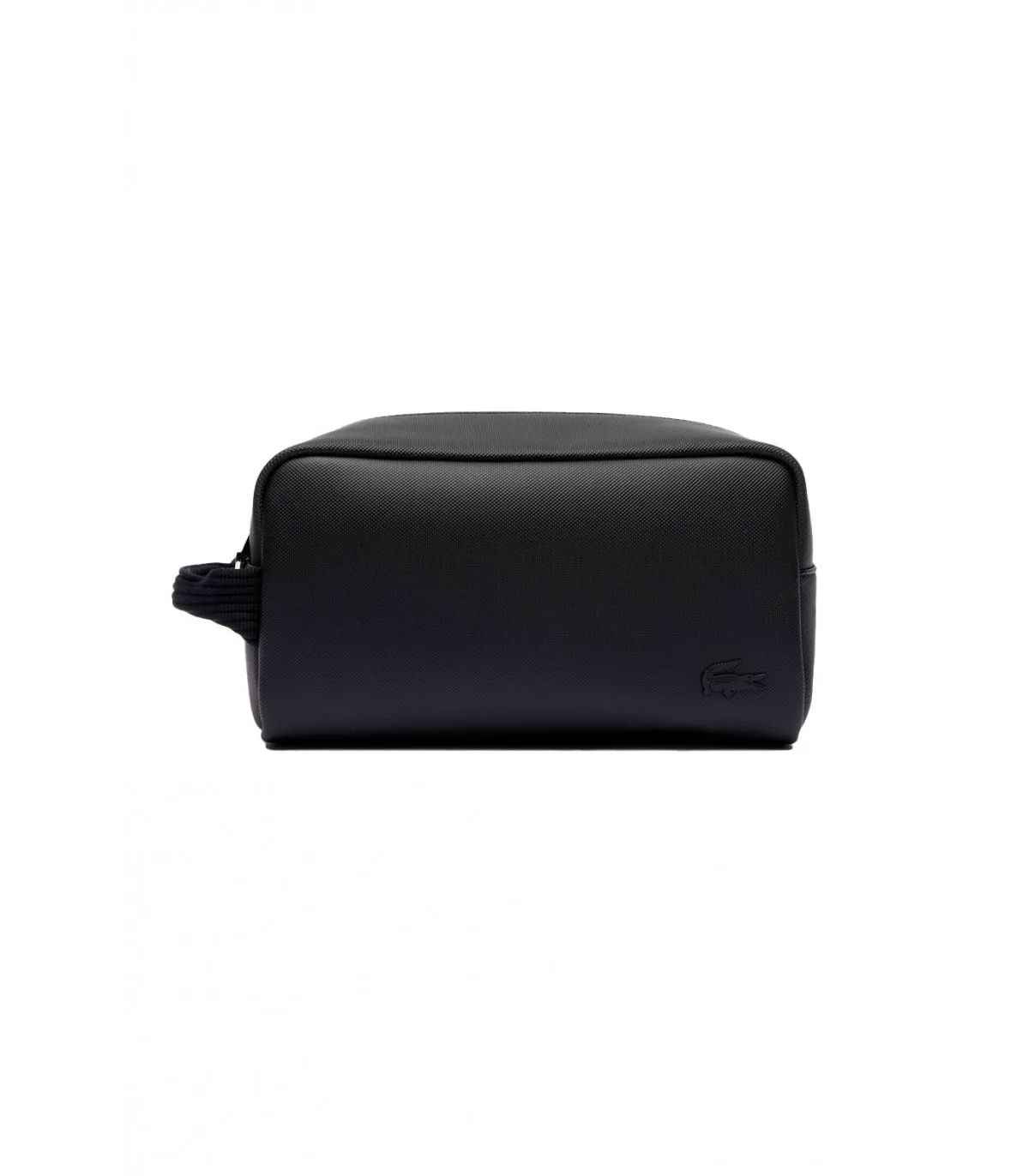 Bolso Lacoste De Mano Vertical Negro
