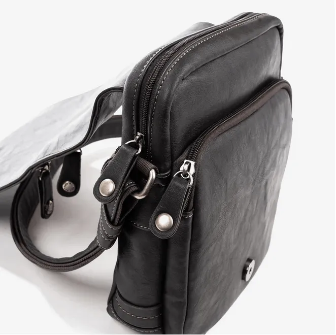 Bolso reportero MATTIES BAGS para hombre con solapa