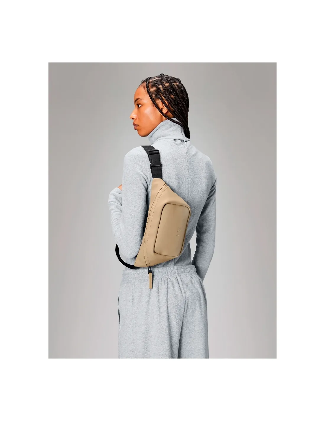 Bolso riñonera Bum Mini color arena