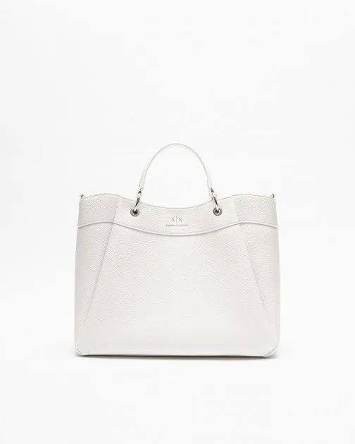 Bolso shopper Armani Exchange 942910 CC783 Blanco