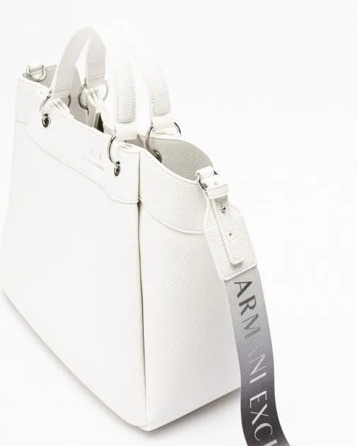 Bolso shopper Armani Exchange 942910 CC783 Blanco