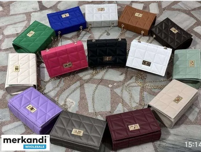 Bolsos de mujer de moda, al por mayor, muchas variantes de color.