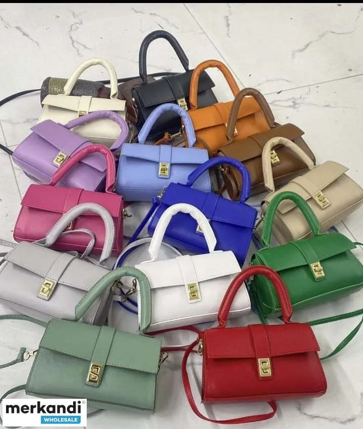 Bolsos de mujer de moda, al por mayor, muchas variantes de color.