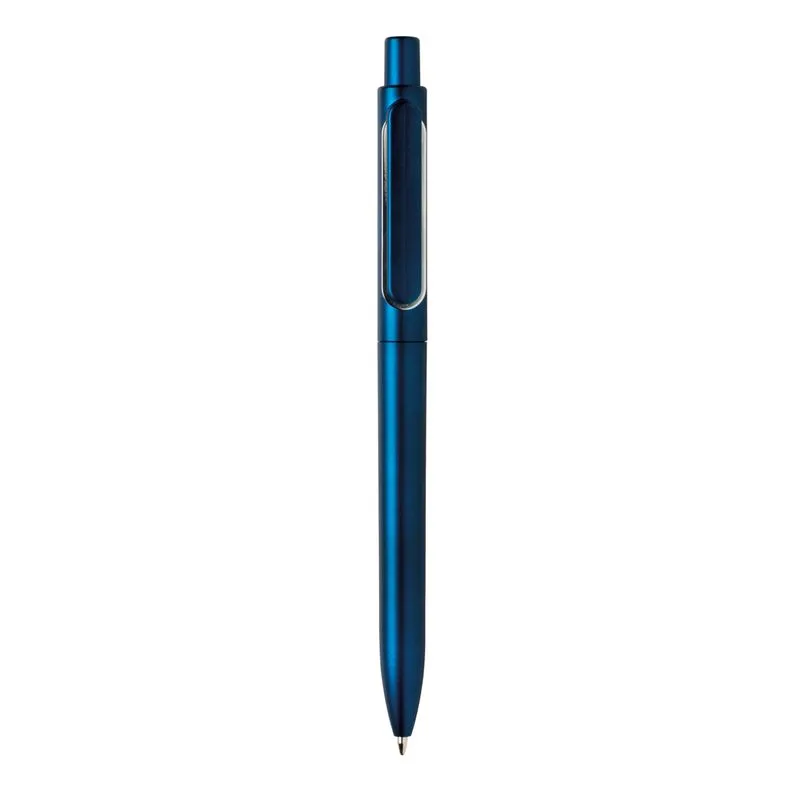Bolígrafo metálico tinta azul X6