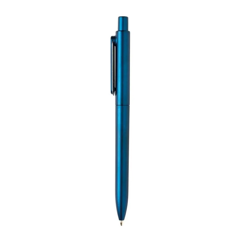 Bolígrafo metálico tinta azul X6
